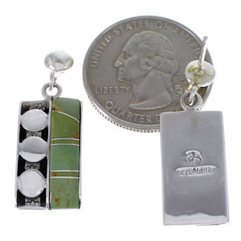 Southwest Sterling Silver Turquoise Jewelry Post Earrings PX32878