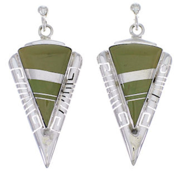 Turquoise And Genuine Sterling Silver Earrings EX31391