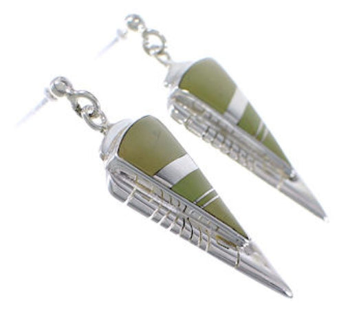 Turquoise And Genuine Sterling Silver Earrings EX31391