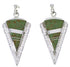 Turquoise Inlay And Sterling Silver Earrings EX31413