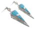 Genuine Sterling Silver And Turquoise Earrings EX31426