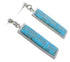 Turquoise Southwest Sterling Silver Earrings EX31489