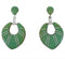 Sterling Silver And Turquoise Southwestern Earrings EX31506