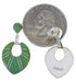 Sterling Silver And Turquoise Southwestern Earrings EX31506