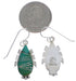 Turquoise Inlay Southwest Hook Dangle Earrings FX31378