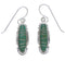 Silver Southwest Turquoise Inlay Earrings FX31402