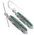 Silver Southwest Turquoise Inlay Earrings FX31402