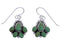 Sterling Silver Turquoise Hook Dangle Earrings FX31451