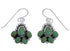 Sterling Silver Turquoise Hook Dangle Earrings FX31451