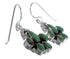 Sterling Silver Turquoise Hook Dangle Earrings FX31451