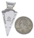 Genuine Sterling Silver And Turquoise Inlay Pendant EX28875