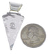 Sterling Silver Southwestern Turquoise Inlay Pendant EX28876