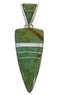 Turquoise Southwestern Slide Pendant EX28893