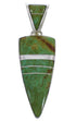 Turquoise Southwestern Slide Pendant EX28893