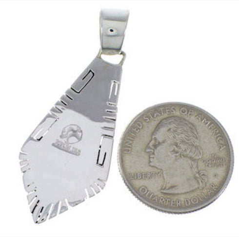 Turquoise And Sterling Silver Southwestern Pendant EX28951