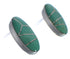 Genuine Sterling Silver Turquoise Inlay Post Earrings EX31603