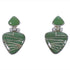 Turquoise Inlay Genuine Sterling Silver Earrings EX31612