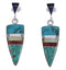 Multicolor Southwestern Post Dangle Earrings EX31634