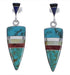 Multicolor Southwestern Post Dangle Earrings EX31634
