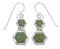 Sterling Silver Southwest Turquoise Hook Dangle Earrings FX31033