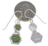 Sterling Silver Southwest Turquoise Hook Dangle Earrings FX31033