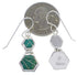 Southwest Turquoise Sterling Silver Hook Dangle Earrings FX31035