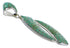 Silver Turquoise Inlay Jewelry Pendant PX28959