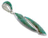 Turquoise Inlay And Silver Jewelry Pendant PX28969