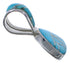 Southwestern Sterling Silver And Turquoise Pendant EX30467