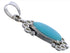 Southwest Turquoise And Sterling Silver Pendant EX30472