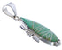Southwest Turquoise Inlay Silver Pendant EX30506