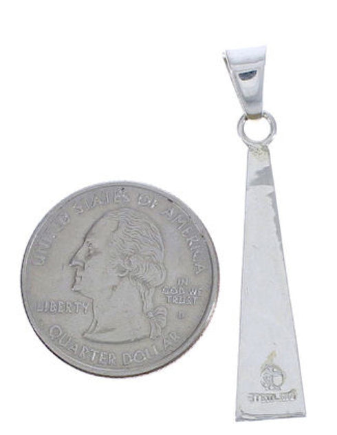 Multicolor Inlay Southwest Sterling Silver Pendant EX30527