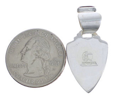 Multicolor Inlay And Sterling Silver Southwest Pendant EX30549