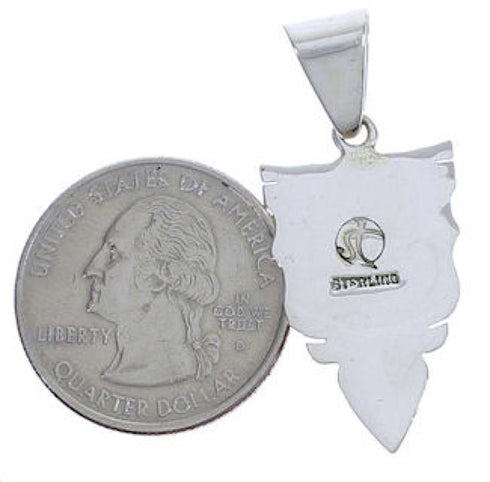 Turquoise Genuine Sterling Silver Slide Pendant EX30554