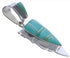 Southwestern Turquoise And Genuine Sterling Silver Pendant EX30555