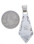 Multicolor Inlay Genuine Sterling Silver Pendant EX30582