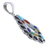 Southwest Multicolor Inlay Sterling Silver Pendant EX30585