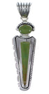 Turquoise Inlay Jewelry Sterling Silver Pendant EX28763