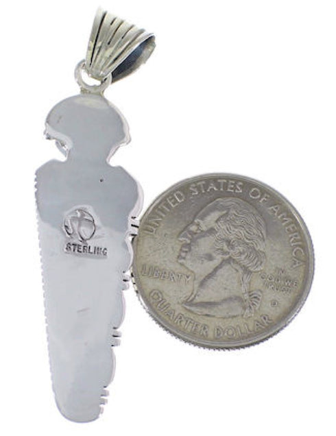 Turquoise Inlay Southwest Jewelry Pendant EX28767