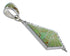 Turquoise Inlay Southwest Authentic Sterling Silver Pendant EX28812