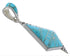Turquoise Genuine Sterling Silver Southwest Pendant EX28818