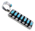 Genuine Sterling Silver Turquoise Southwest Pendant EX28834