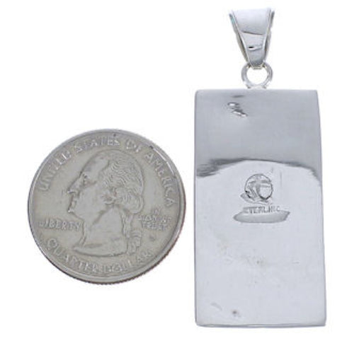 Southwestern High Quality Sterling Silver Turquoise Pendant PX30665