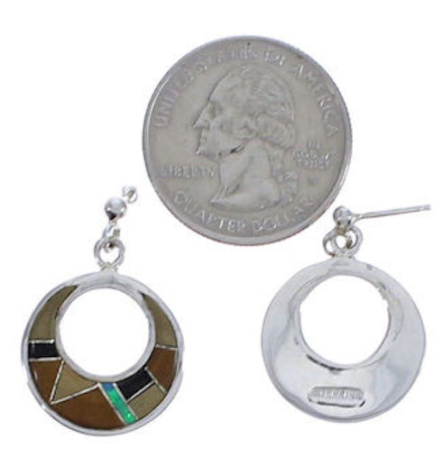 Sterling Silver Jewelry Southwest Multicolor Post Earrings PX31281