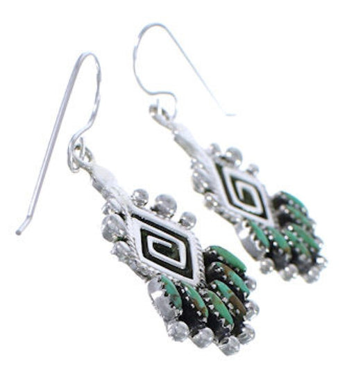 Southwestern Jewelry Turquoise Hook Dangle Earrings PX31286