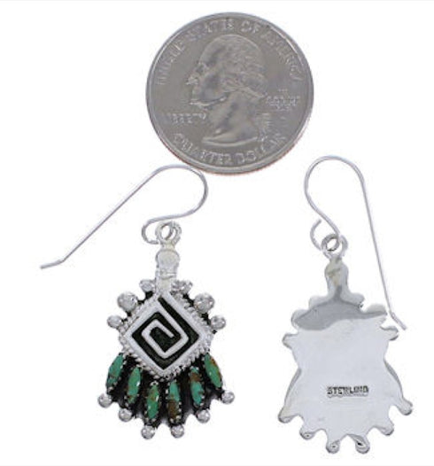 Southwestern Jewelry Turquoise Hook Dangle Earrings PX31286