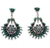 Southwest Turquoise Sterling Silver Jewelry Post Earrings PX31341
