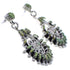 Turquoise Sterling Silver Southwest Post Dangle Earrings PX31347