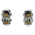 Multicolor Silver Native American Peublo Design Post Earrings PX31377
