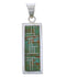 Turquoise Inlay Southwestern Jewelry Pendant EX29193